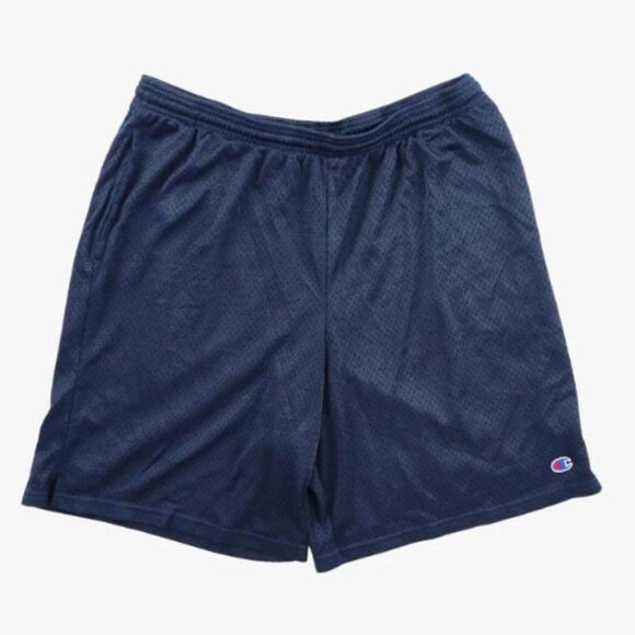 Champion Boy's Blue Mesh Training Activewear Elastic Waist Sport Shorts … - Picture 1 of 6